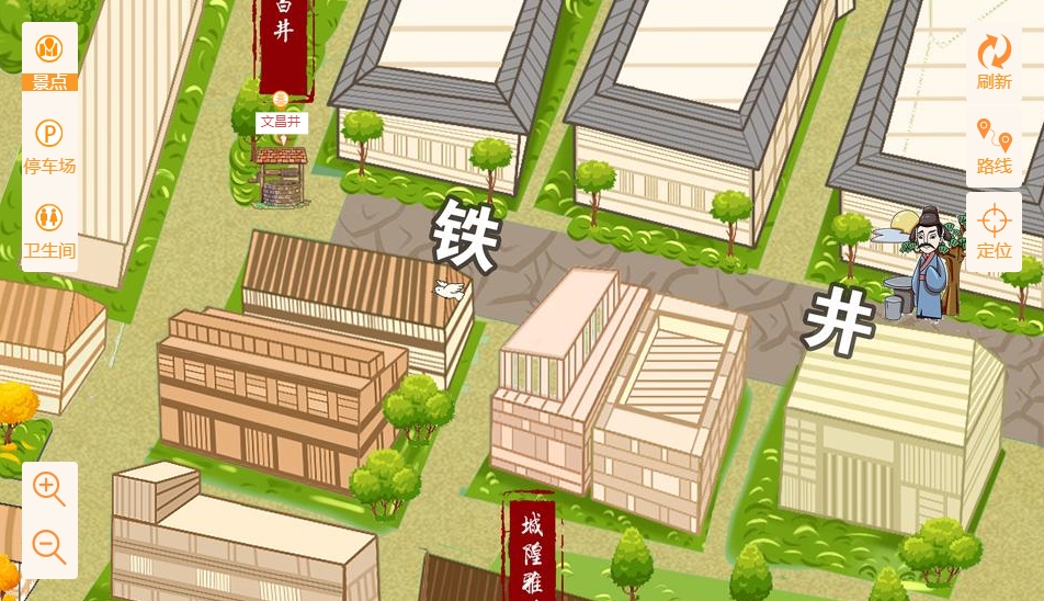 文殊镇智慧景区：手绘地图与语音导览的完美融合